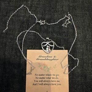To My Granddaughter Necklace, Granddaughter Gift, Birthday Graduation Gift
